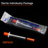 1ml Syringe with Needle, 31G 5/16 Inch, Individually Wrapped, Pack of 100