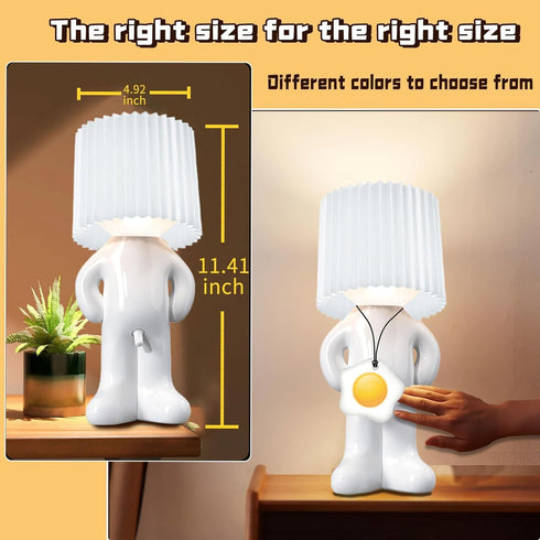BBGISHO 2 OMG that D*ck Switch Rechargeable Night Light, Upgraded Wireless LED Lamp with Brightness Modes, White