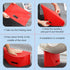 Travel Foot Rest for Airplane Long Flights,Portable Folding Under Desk Foot Stool,Relieves Back & Knee Pain,Comfortable