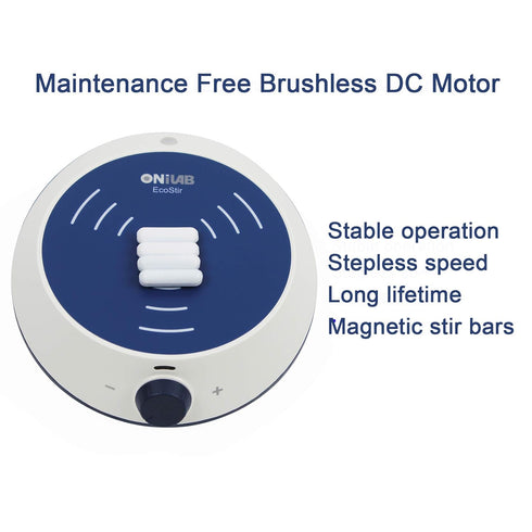 ONiLAB Magnetic Stirrer with 4PCS Stir Bars, Magnetic Mixer 3000ml Capacity (No Heating)