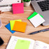 Transparent Sticky Note Pads, 500 Pcs Waterproof Self-Adhesive, 3x3in Colorful, Suitable for Home, Office, School