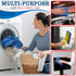 12Pcs Blue Cotton Towels for Cleaning, Washable Rags, Reusable, Super Absorbent, 24 x 16.5 in