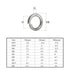 304 Stainless Steel Spring Lock Washer Assortment Set, 600 Pieces, 9 Sizes - M2 M2.5 M3 M4 M5 M6 M8 M10 M12