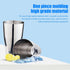 Stainless Steel Malt Milkshake Ice Cream Mixer - Thickening Metal Drinking Glass for Bar, Hand Blender Malt Cup, 750ML