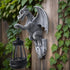 Generic 9-inch Large Solar-Powered Dragon Statue, Outdoor Decoration - Garden Decor with Solar Light, Waterproof Wall