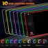Gimars RGB Gaming Mouse Pad - 15W Wireless Charging Mousepad with 10 Light Modes, Large Non-Slip Surface