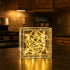 5 10 Bulbs Bulbs 4-Inch Novelty Lights Feet Vintage Short Mini Light String, Clear on White Wire, Spacing Fairy Lights