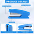 Desktop Stapler, Portable Durable Heavy Duty Staplers for School College Office Supplies, 25 Sheet Capacity (Black,