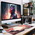 Jovlio 31.5" 15.7" Sunset Japanese Large Gaming Mouse Pad with Stitched Edges, x Large Extended Computer Pad, Mouse Pad