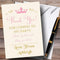 The Card Zoo Pink Crown Princess Party Thank You Cards