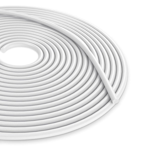 25FT White Backer Rod 1/4 Inch Diameter Foam Caulk for Concrete Expansion Joint Filler, Seal for Gaps and Joints
