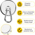 DIYMAG 200LBS Heavy Duty Magnetic Hooks - Strong Neodymium Hooks for Home, Office, Refrigerator, 4 Pack
