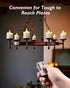 12Pack 400+ 2/4/6/8H Homemory Hour Remote Control Candles, Timer LED Votive Candles, Battery Operated Tea Lights