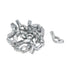 binifiMux 8-32 Wing Nuts, Pack of 60, Fasteners Parts, Butterfly Nut for Hurrican Shutter Panel, Hand Twist Tighten