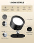 Bedroom,3 Control,360Rotation Dimmable (2 Pack) LED Wall Mounted Lights,Rechargeable Wall Sconces Lamp for Color Temps