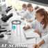 12 Inch Tripod Stand with 4 Pcs Mesh Screen, Cast Iron Removable Legs for Bunsen Burner Lab Equipment