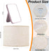 WOLEILEJIN 13" 13" 10" Lamp Shade for Table Lamps, Beige Line Drum lamp shade for floor lamps Top x Bottom x High