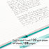 feela 3 Pack Notebooks Journals, Hardcover Classic Ruled Lined Journals with Pen Holder, A5 Aqua