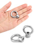 QWORK 10 Pack, 5/16" 316 Lifting Eye Nut, UNC Marine Grade Stainless Steel