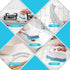 3 Pack Set, Scrub Brush Heavy-Duty Scrub Scrubbing Brushes for Cleaning, Grout Brush with Stiff Bristles Cleaning Brush