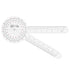 12 Inch Goniometer for Orthopaedic Use, 360 Degree Plastic Angle Protractor Ruler for Knee Elbow Shoulder