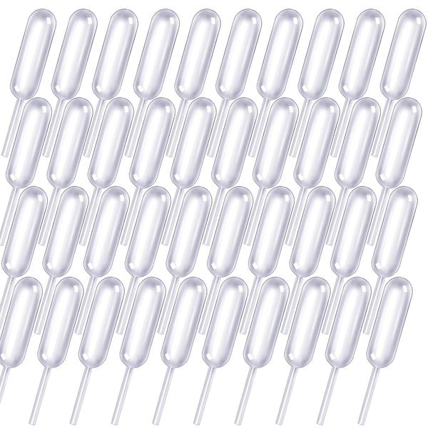 Teenitor Plastic Pipettes - Disposable Squeeze Dropper, 4ml, 100pcs Mini Flavor Injector for Treats