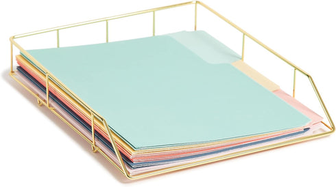 U Brands File Folders Set - Office Supplies with Super Tabs, FSC Certified, 48 Count