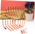 Stylish Gold Bookend Storage Rack for Books and Magazines - Ideal for Home or Office