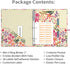 Ospelelf Mini 3 Ring Binder 1 Inch, Cute Binder for 5.5" x 8.5" with 5 Tab Dividers and File Folder Labels