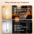360 Bedroom(1pc) LED Motion Sensor Lights Battery Operated Wall Sconces Rechargeable Wireless Picture Art Light