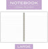 Cambridge Meeting Notebook, Journal - 8-3/8" x 11", Legal Ruled, 80 Sheets, WorkStyle, Purple (49567)