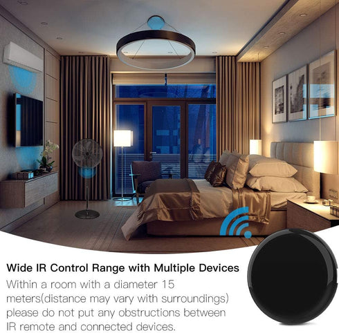 MoesGo WiFi IR Control Hub for Smart Appliances, Compatible with Amazon Echo and Google Home