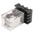 2Pcs Power Relay MK2P-I, AC 110V Coil, DPDT, 8 Pin with Plug-in Terminal Socket Base PF083A