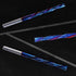 1/4 Inch HQMaster Extra Long Spiral Router Bit Down Cut Shank Solid Carbide CNC Router Bit with Nano Blue Coating CNC