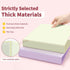 SUNEE 1 Inch 3 Ring Binder, Clear View, PVC-Free, Fits 8.5x11 Inches, Assorted Pastel, 4 Pack for School or Office