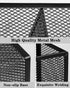 QYH Pencil Holder with 4 Compartments, Metal Mesh Storage Cup for Office Desk Accessories, Makeup Brushes