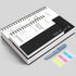 EMSHOI A4 Spiral Notebook, 11.2" X 8.27", 300 Pages, 100gsm Thick Paper, Black for School Work Writing