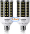 LED Corn Light Bulb 2 Pack 200W Equivalent Cool Bright Daylight White 30W 6500K 3000 Lumen E26/E27 Medium Base