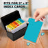 Chell 3x5 Poly Index Card Dividers, Heavyweight Guides A-Z for Flash Cards and Recipe Cards, Pack of 25