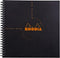 Rhodia Graph Reverse Standard Notebook, One Notebook, Black