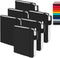 feela 6 Pack Pocket Mini Notebooks, A6, 3.5”x 5.5”, Black, Small Cute Memo Notepads, Hardcover College Ruled Lined
