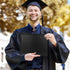 Diploma Cover GraduatePro - 8.5x11 Graduation Covers Certificate Document Holder Smooth Leather Black