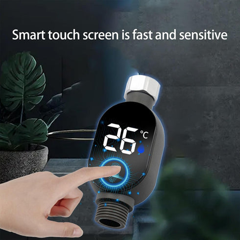 Aouzsta Shower Temperature Meter LED Digital Display Gauge Household Water Thermometers Bath Thermostat Shower Meter