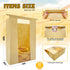 Packaging 50Pcs 13.7x8.2x3.5in Paper Bread Bags for Homemade with Window, Twist Tie&Sticker Ideal for Sourdough Bread
