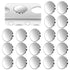 20pcs Seal Electrical Box Knockout Plugs, Removable Round Electrical Panel Knockout Seal for 1/2in Conduit Pipe