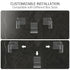 NiHome Clear Wall-Mounted Acrylic Glove Box Holder Dispenser for Bathroom, Kitchen, Lab, Salon Use - Easy to Install