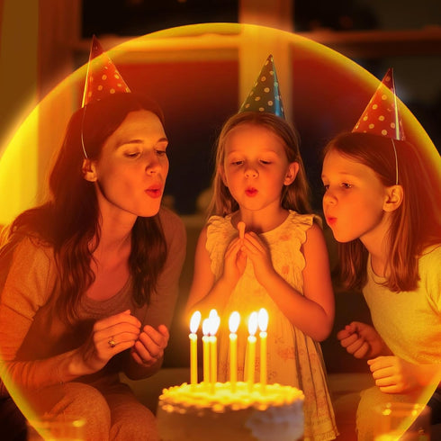 Sunset 360 AIHYING Lamp Projector,Multicolor Changing Night Light Degree Rotation Rainbow Led Sun Lamp for Photography