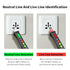 Voltage Tester Pen with Ambient Temperature Display, Non Contact Voltage Tester, Electric Tester with Flashlight