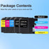 LC201 XL High Yield Ink Cartridges 5-Pack (2BK/1C/1M/1Y) Replacement for Brother Printers