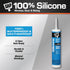 DAP 08643 9.8-Ounce 100% Silicone Window, Door and Siding Sealant, Aluminum by DAP
